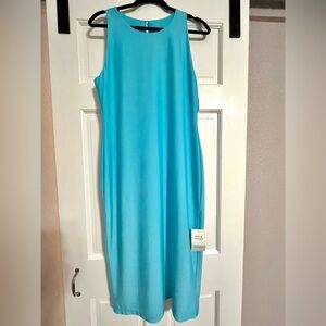 Black Halo Hudson Sheath Dress in  Aquamarine